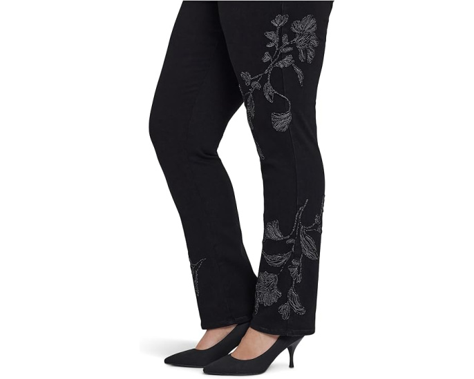 Джинсы NYDJ Plus Size Marilyn Embroidery больших размеров с вышивкой