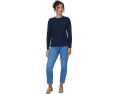 Свитер L.L.Bean Midweight Cotton Slub с воротником-стойкой и длинным рукавом