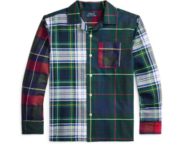 Polo Ralph Lauren Kids клетчатая оксфордская рубашка Fun Shirt для детей постарше