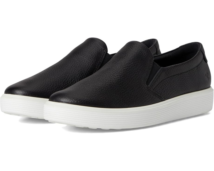 Кроссовки ECCO Soft 60 Premium Slip-On из мягкой кожи с эластичными деталями