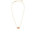 Подвеска Kendra Scott Elisa Scallop Frame Short Pendant с перламутром