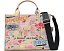 Средняя сумка-тоут Marc Jacobs The Punk Scribble Canvas с каракульным принтом