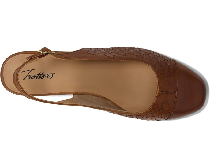 Trotters Dea Woven туфли на каблуке с плетеным верхом