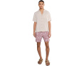 Hurley Oceanside Рубашка с коротким рукавом в полоску и льняной тканью