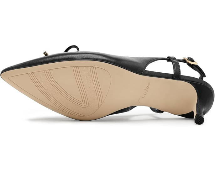 Туфли-лодочки Clarks Zarey Bow с острым носком и бантом на ремешке