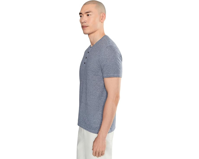 Футболка John Varvatos Elm Henley с длинным рукавом