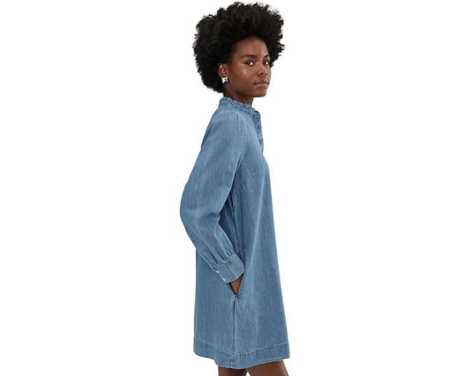 Платье Vineyard Vines Popover Dress из денима на пуговицах