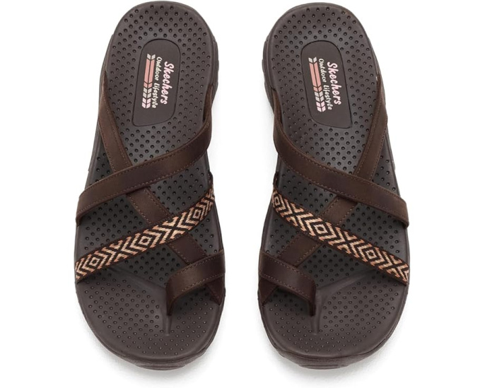 Треккинговые сандалии SKECHERS Reggae Timeless Summer с веганской кожей