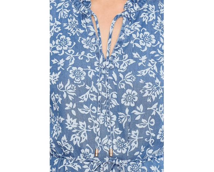 Tommy Bahama платье короткое Bahia Blooms с коротким рукавом