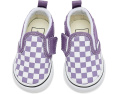Детские кеды Vans Slip-On V клетчатые без шнуровки