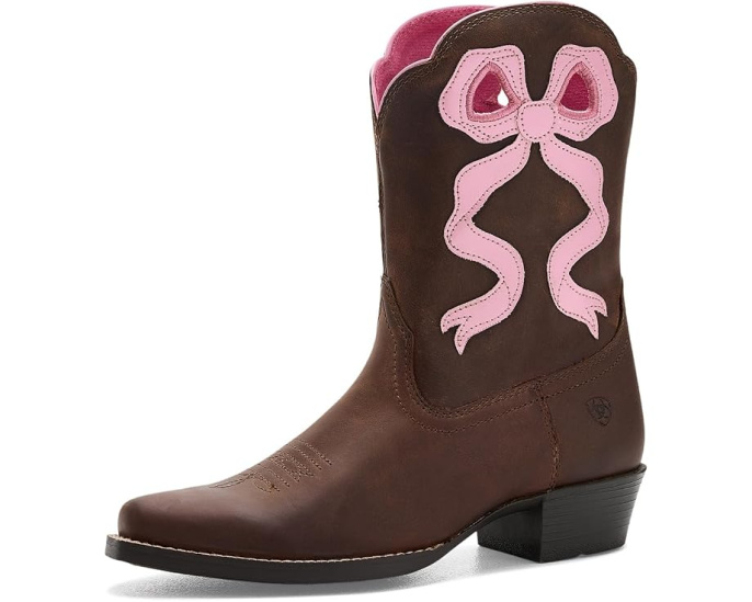 Lil Beaux D Toe Western Boots (Toddler/Little Kid/Big Kid)