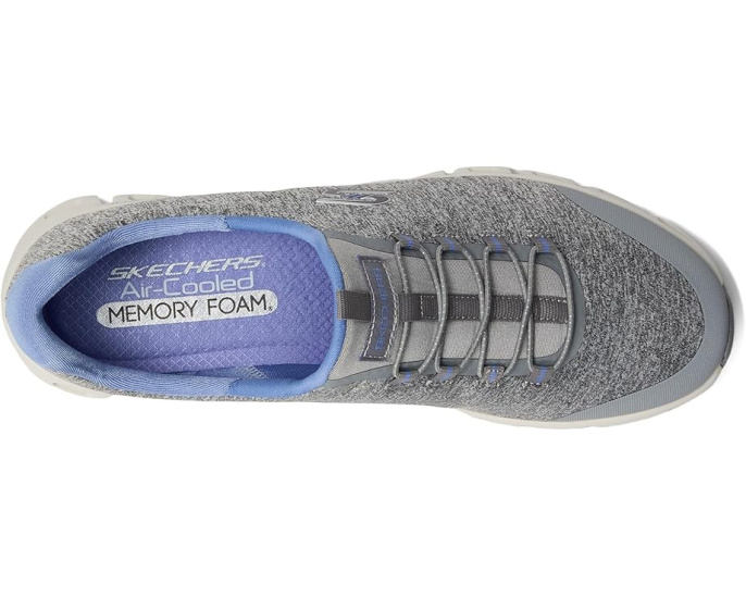 Кроссовки Glide Step Persistence с памятью формы и шнурками Skechers