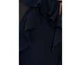 Блуза из жатого жоржета с рюшами Lauren Ralph Lauren
