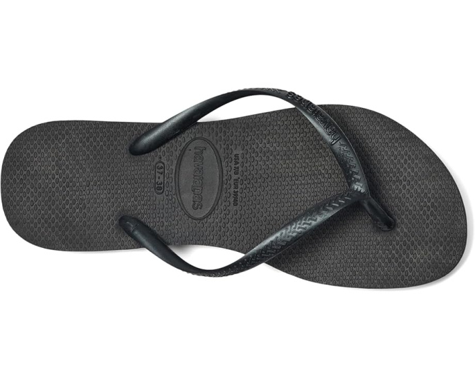 Тапочки Havaianas Slim Flat с пряжкой и фиксированной стелькой