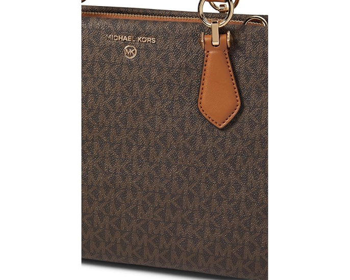 Сумка MICHAEL Michael Kors Marilyn Medium Satchel из кожи с регулируемым ремнем