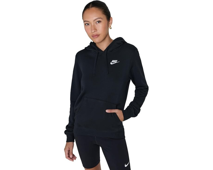 Толстовка Nike Club Fleece с капюшоном и уютным флисом
