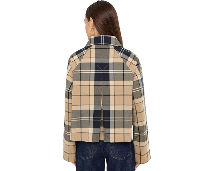 Delilah Checked Showerproof Jacket