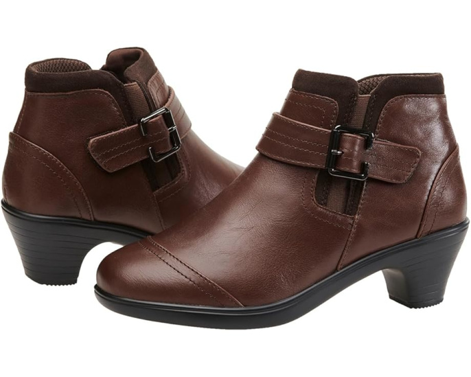 Туфли Orthofeet Emma с анатомической поддержкой и боковой молнией
