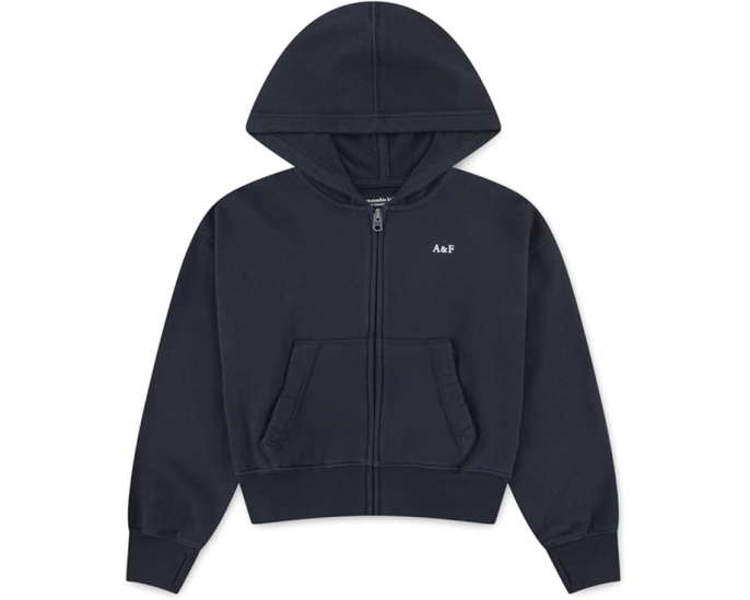 Толстовка Essential с капюшоном и полной молнией от abercrombie kids