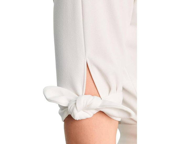 Платье-рубашка Calvin Klein Scuba Crepe с коротким рукавом и поясом