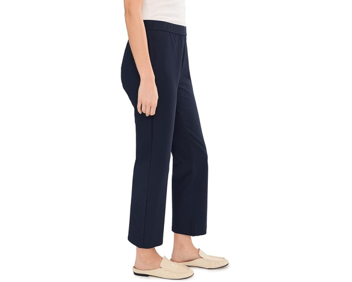 Брюки Eileen Fisher из стрейч-креп-жоржета с расклешенными штанинами
