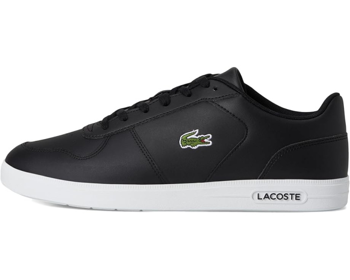 Кроссовки T-base из кожи с вышитым крокодилом Lacoste