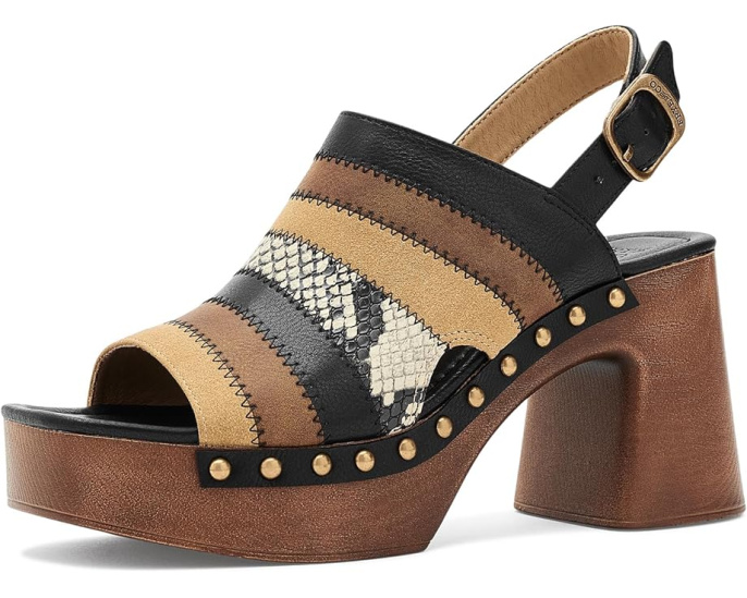 Сабо FRYE AND CO. Wylie Patchwork с блочным каблуком