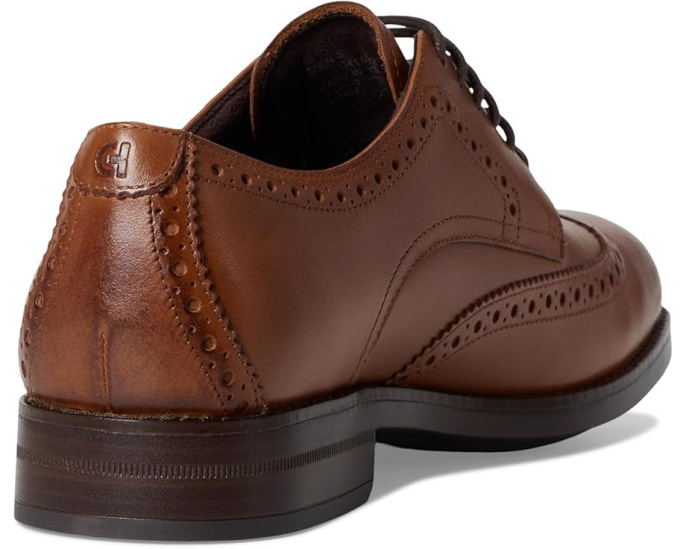 Оксфорды Cole Haan Harmon Grand Wingtip с кожаной подкладкой и подошвой EVA