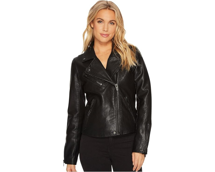 Косуха Blank NYC из искусственной кожи с рельефными швами
