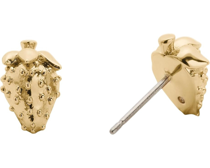Серьги-гвоздики Kate Spade New York Secret Garden в форме клубники