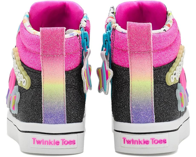 Skechers Twi-lites 2.0 светящиеся кроссовки с блестками Black Multi