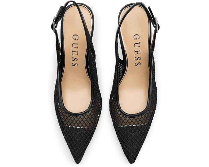 Туфли GUESS Pandy с сеткой на шпильке и острым носком