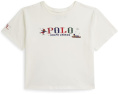 Polo Ralph Lauren детская футболка оверсайз из хлопка