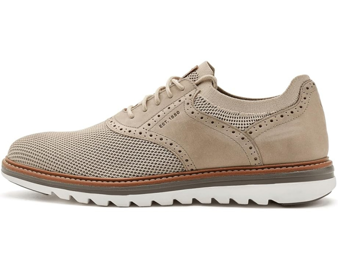 Кроссовки Johnston & Murphy Braxton Knit Saddle с трикотажным верхом и стелькой TRUFOAM