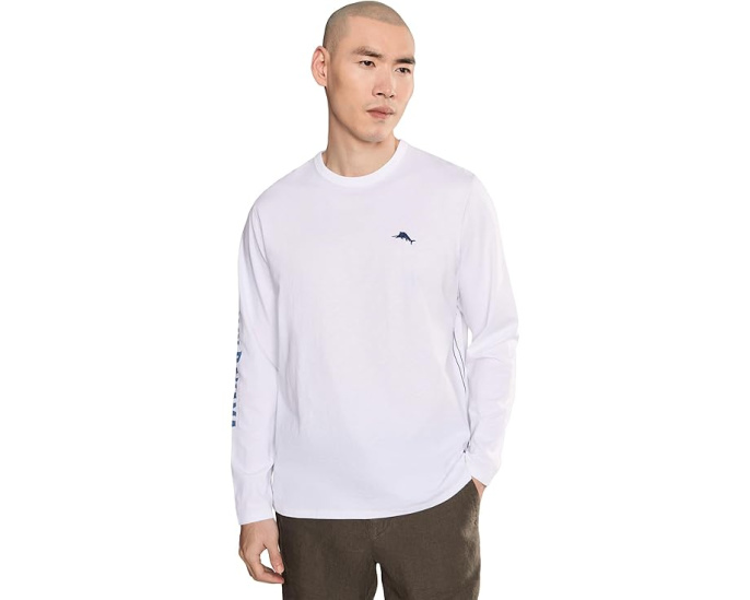 Tommy Bahama футболка Long May It Wave с принтом