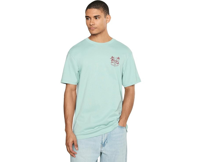 Футболка Quiksilver In The Wild с принтом из мягкого хлопка 180 г/м²