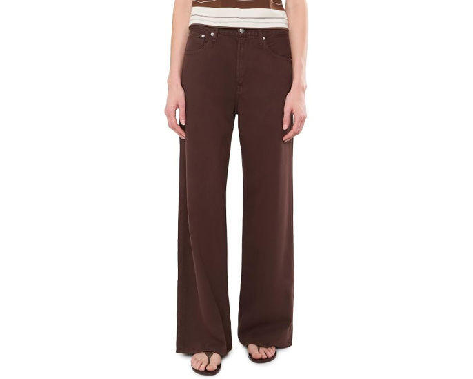 Широкие брюки Ultimate Wide от Madewell в цвете какао