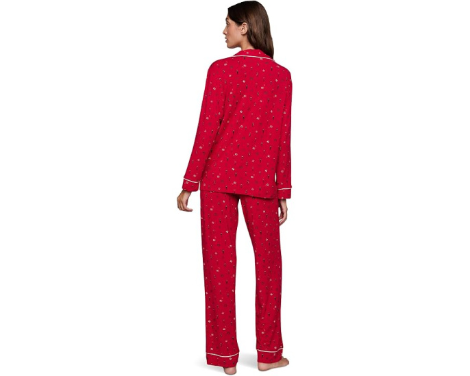 Eberjey Пижамный комплект Gisele Printed Long из мягкого модала