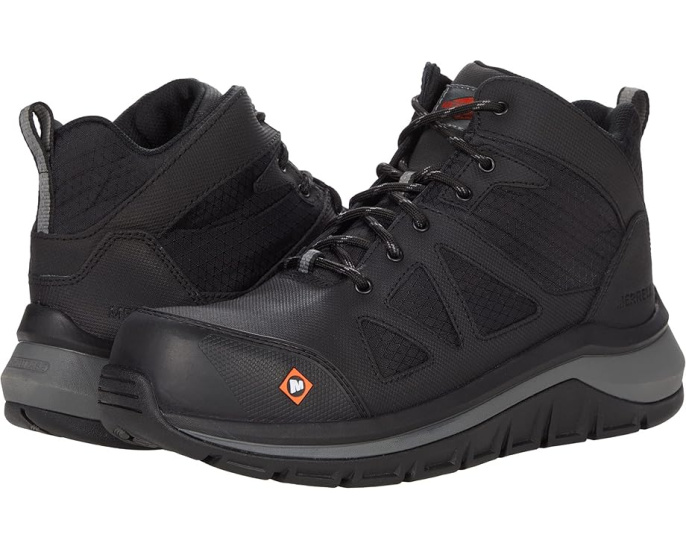Merrell Рабочие ботинки Fullbench Speed Mid CF с углеродным носком