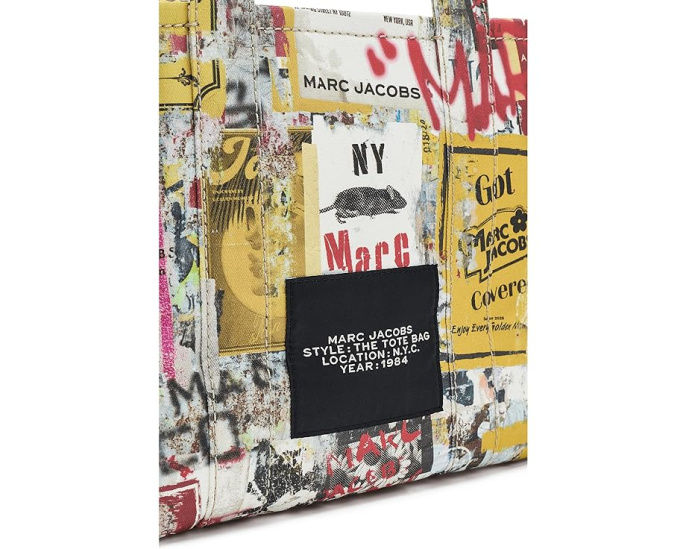 Средняя сумка-тоут Marc Jacobs The Pop Americana Canvas