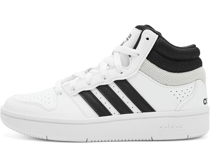 Кроссовки Adidas Hoops Mid Classic для детей с верхом из кожзаменителя