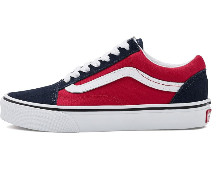 Кроссовки Vans Old Skool для детей с контрастной полосой