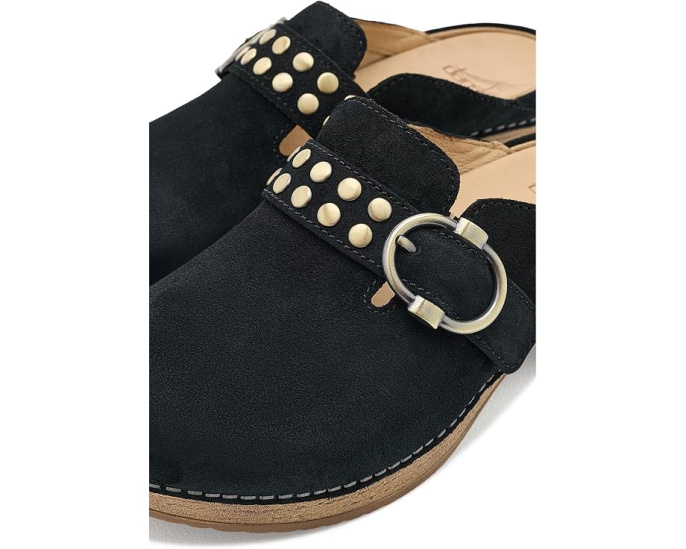 Клогги Dansko Branson из замши с пряжкой и регулируемым ремешком