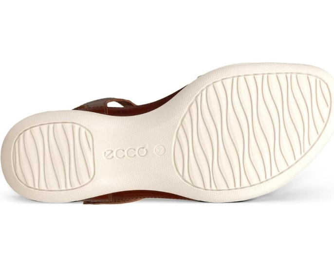 ECCO сандалии Flash T-Strap Sandal с кожаной стелькой и подошвой из ПУ