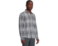 Tommy Bahama Длинная рубашка Fireside Santa Fe в клетку с вышивкой