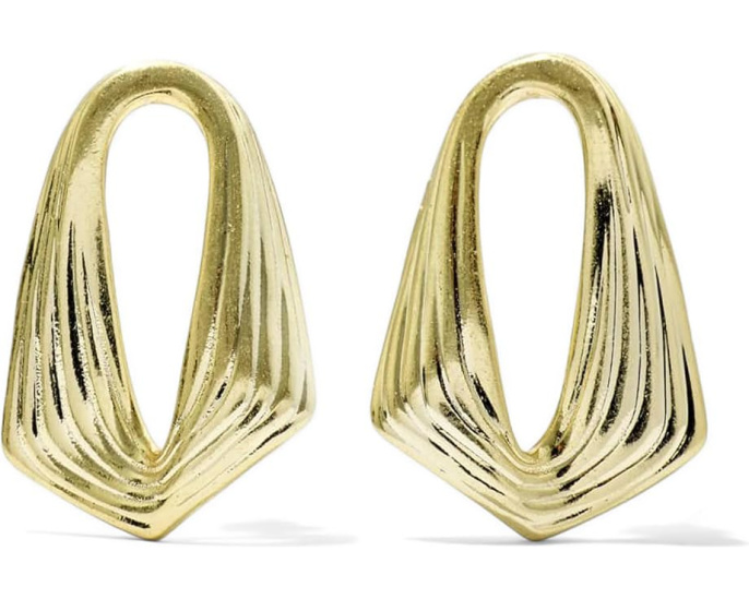 Серьги-гвоздики Kira Stud от Kendra Scott золотистые