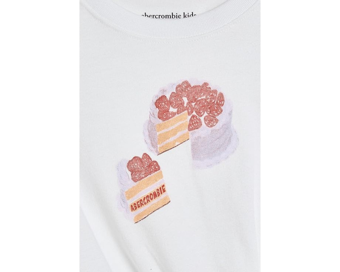 Футболка Cake Side Knot Tee от abercrombie kids для детей постарше