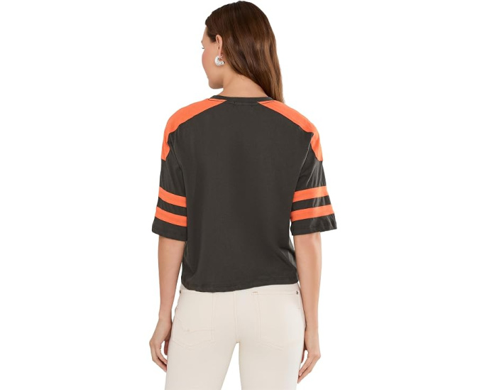 Укороченная футболка NFL Cincinnati Bengals с блестками