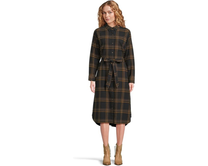 Платье миди Signature Camp Flannel Midi Dress L.L.Bean