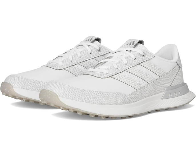 Кожаные кроссовки для гольфа Adidas S2G 25 без шипов с промежуточной подошвой Lightstrike